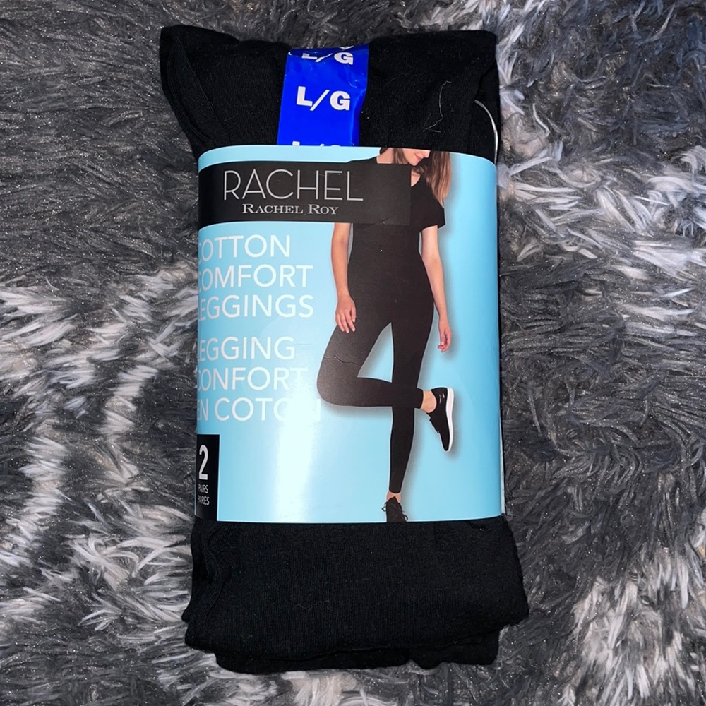 2 pairs of Cotton comfort leggings